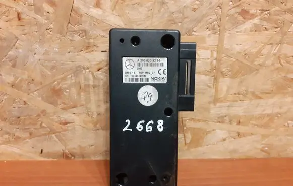 Mercedes-Benz C W203 Phone control unit/module 2668 A2038203226