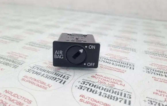 Audi A4 S4 B8 8K Passenger airbag on/off switch 1K0919237D