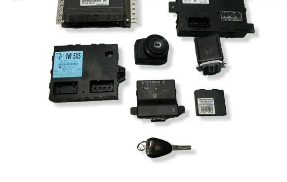 Porsche Boxster 987 Engine ECU kit and lock set 99761010703 99761821001 99761010206