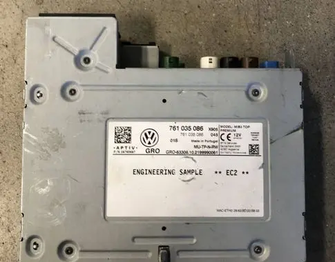 Volkswagen Touareg III MMI control unit 761035086