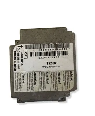 Mercedes-Benz ML W163 Airbag control unit/module 0025428118 002542811892