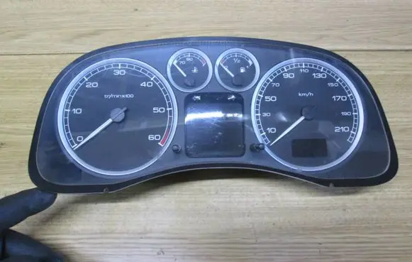 Peugeot 307 Speedometer (instrument cluster) 9651299680 216748814 NS5363227R