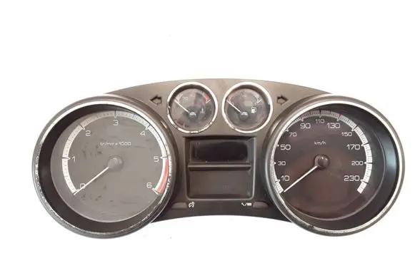 Peugeot 308 Speedometer (instrument cluster) 9665107480 503001550310