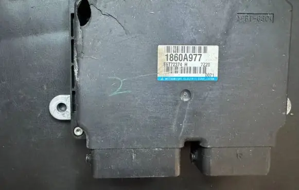 Mitsubishi Lancer X Engine control unit/module 1860A977 E6T72374H