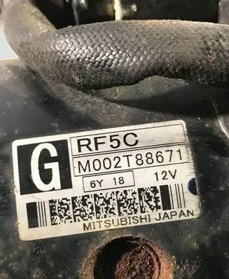 Mazda 6 Starter motor M002T88671 RF5C