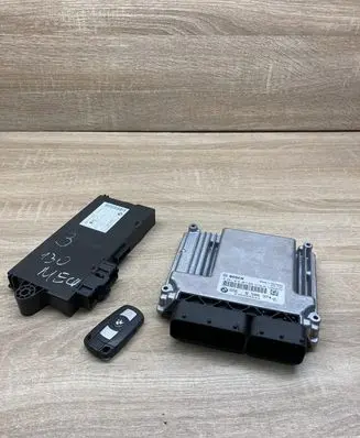 BMW 3 E90 E91 Engine ECU kit and lock set 8506374 9147226