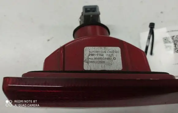 Peugeot 407 Tailgate rear/tail lights 9646507480