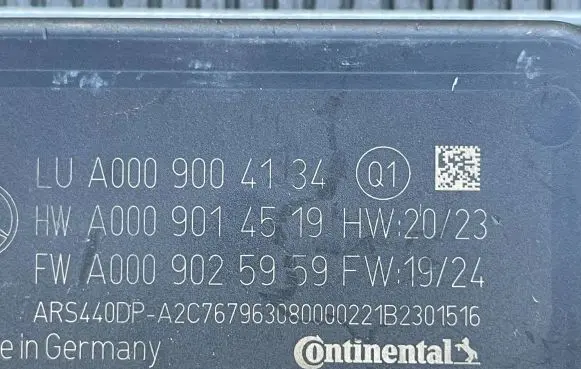 Mercedes-Benz C W205 Cruise control unit/module A0009004134 A0009014519 A0009025959