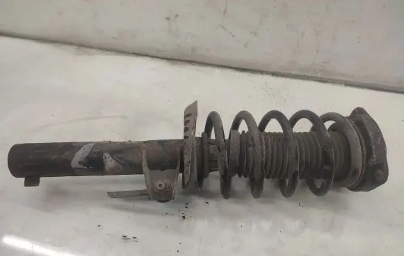 Front shock absorber with coil spring