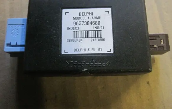 Citroen C4 I Alarm control unit/module 9657384680