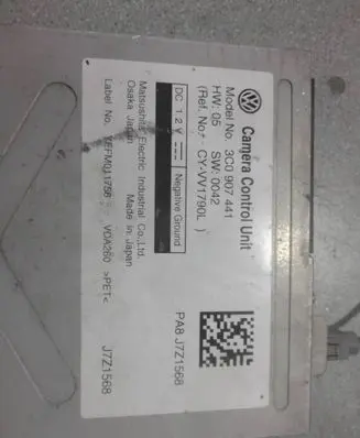 Volkswagen PASSAT B6 Camera control unit module 3C0907441 CVVV1790L