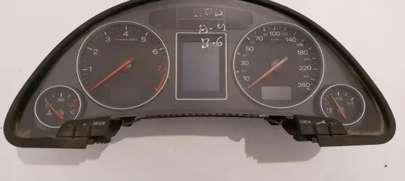 Audi A4 S4 B6 8E 8H Speedometer (instrument cluster) 0263626026 04001282000100 1036901830