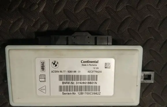 BMW 5 GT F07 Airbag control unit/module 9280186 N1098L0836LB