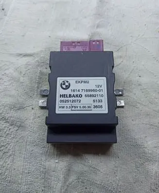 BMW 5 E60 E61 Fuel injection pump control unit/module 1614716996001