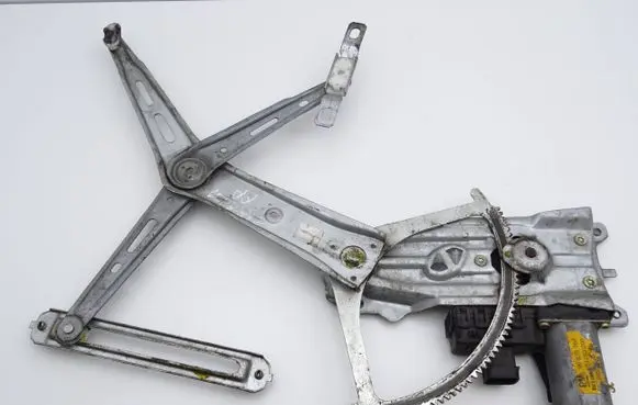 Opel Zafira A Front door window regulator with motor 90579356 90579572