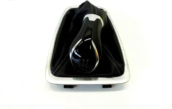 Opel Crossland X Gear lever shifter trim leather/knob 112105861 112105860