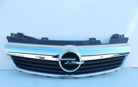 Opel Zafira B Front bumper upper radiator grill 13157590