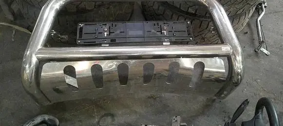 Volkswagen Amarok Bumper protection for All-terrain vehicles (jeeps) 2H1