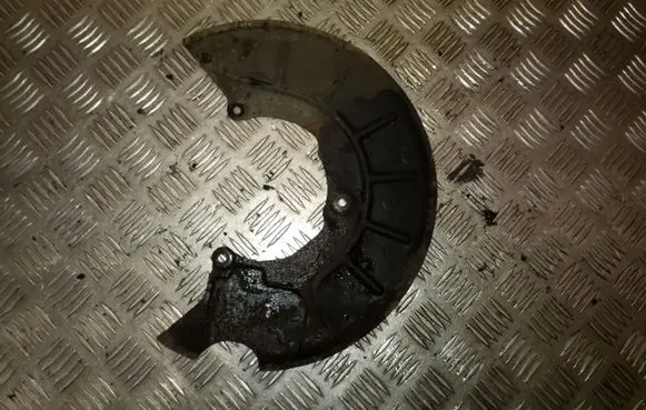 Volkswagen PASSAT B7 Front brake disc dust cover plate 