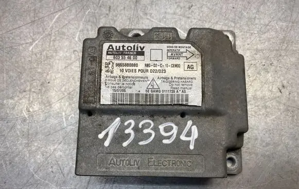 Peugeot 407 Airbag control unit/module 603554600 9655880880 21610810