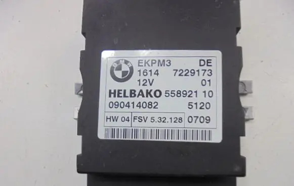 Fuel injection pump control unit/module