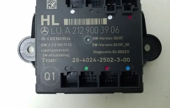 Mercedes-Benz E W212 Door control unit/module A2129003906
