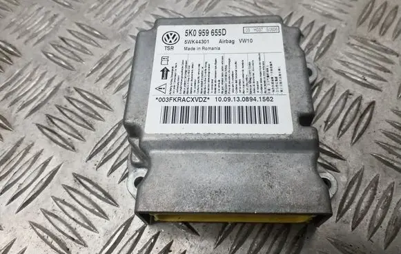 Volkswagen Golf VI Airbag control unit/module 5K0959655D