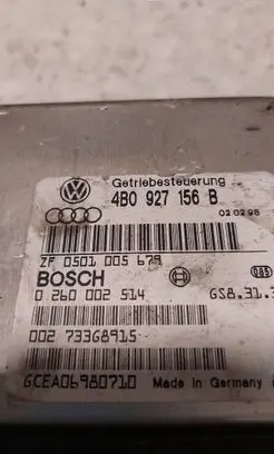 Audi A6 S6 C5 4B Gearbox control unit/module 4B0927156B 73368915 0501005679