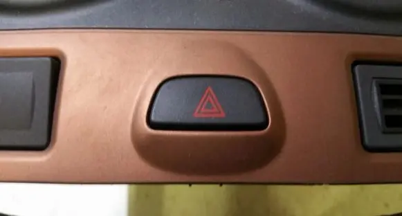 Ford Fiesta Hazard light switch 4m5t13a350ad