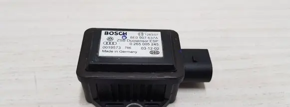 Audi A4 S4 B6 8E 8H ESP acceleration yaw rate sensor 8E0907637A 0265005245 0019573