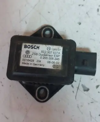 Audi A6 S6 C5 4B ESP acceleration yaw rate sensor 8E0907637A 0016428 0265005245