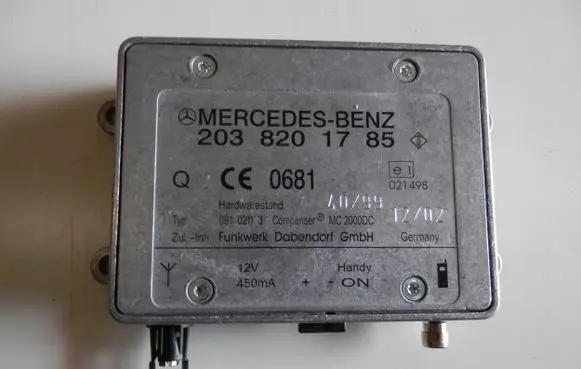 Mercedes-Benz CL C215 Aerial antenna amplifier 2038201785