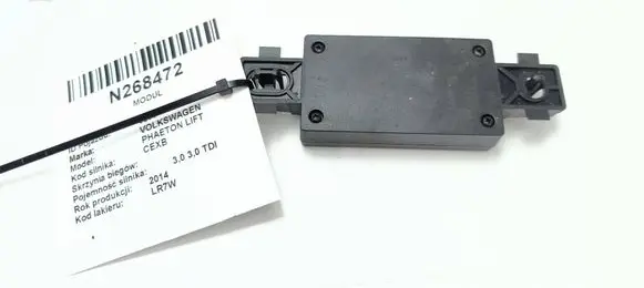Volkswagen Phaeton Bluetooth control unit module 3D0035769F 00131E25BB4E 260905800051