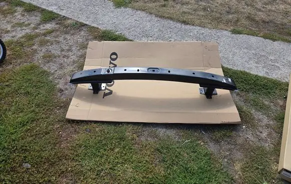 Front bumper support beam