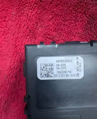 Volkswagen Golf V Cruise control unit/module ANP80H095C 7HE2281A