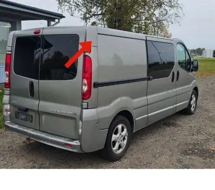 Opel Vivaro Tail light part 93856124