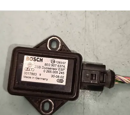 Audi A6 S6 C5 4B ESP acceleration yaw rate sensor 8E0907637A 0017883 0265005245