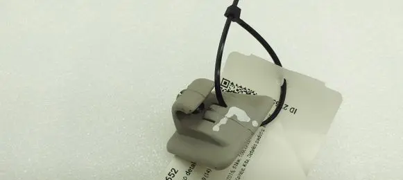 Sun visor clip/hook/bracket
