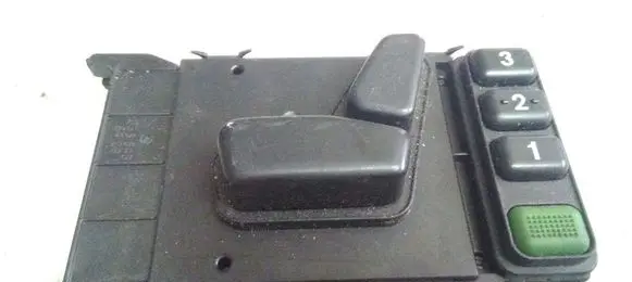Mercedes-Benz ML W163 Seat control switch A1638202210 0365458428