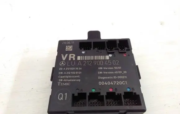 Mercedes-Benz C W204 Door control unit/module A2129004502 A2128203826 A2129028101