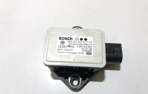 Audi A5 8T 8F ESP acceleration yaw rate sensor 8k0907637a 0265005667