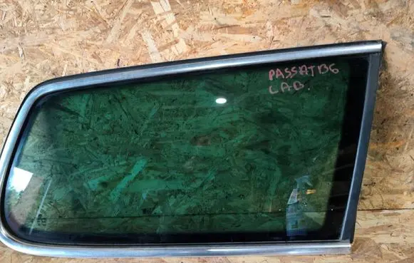 Volkswagen PASSAT B6 Rear side window 43R00104 DOT32M10AS3 E000190