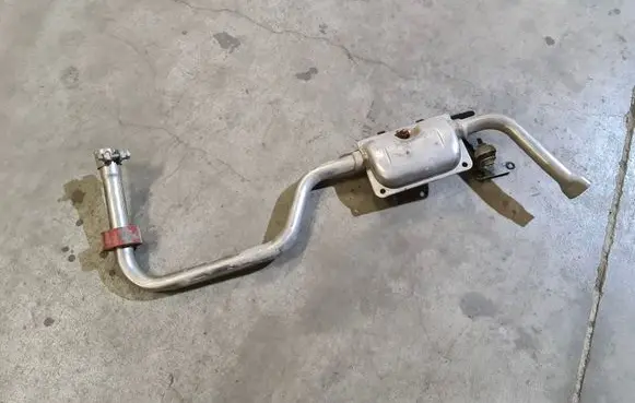 Audi Q7 4L Webasto auxiliary heater silencer 7E0819084C