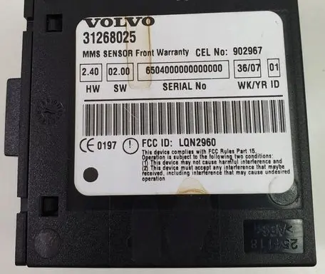 Volvo C70 Alarm system siren 31268025