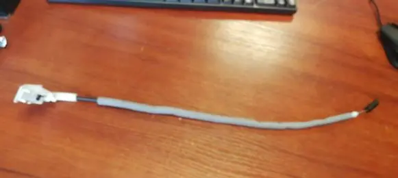 Front door cable line