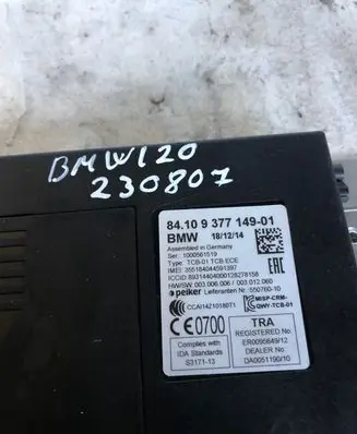 BMW 1 F20 F21 Bluetooth control unit module 937714901