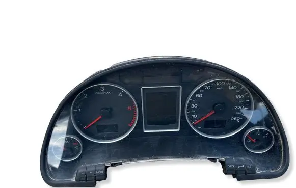 Audi A4 S4 B7 8E 8H Speedometer (instrument cluster) 0263664226 9215000743 8E0920932