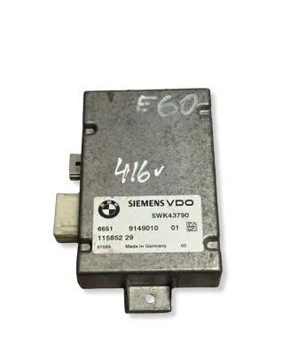 BMW 5 E60 E61 Camera control unit module 9149010 5WK43790 11585229