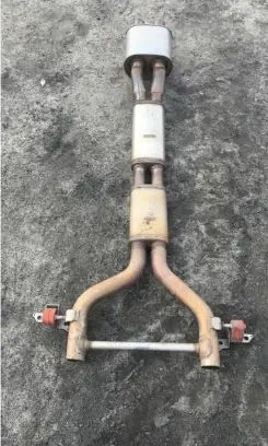 Porsche Panamera (970) Rear muffler/silencer tail pipe 