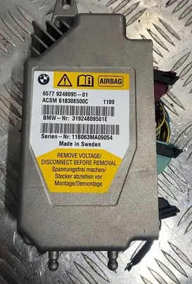 BMW 7 F01 F02 F03 F04 Airbag control unit/module 31924809501E F01F02F03